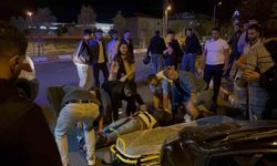 Lüleburgaz’da otomobil ile çarpışan motosikletin sürücüsü yaralandı