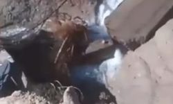 Malatya’da altyapı çalışması sırasında yol çöktü