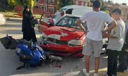 Malatya’da otomobil ile motosiklet çarpıştı: 1 yaralı