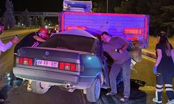 Malatya’da tır ile otomobil çarpıştı: 1 yaralı