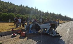 Manisa’da trafik kazası: 1 ölü, 3 yaralı