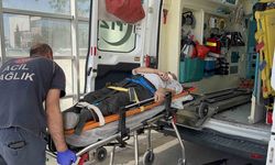 Minibüs yaya çarptı: 1 yaralı
