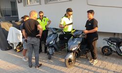Motosikletleri bırakıp kaçtılar, yakalanınca "Biz minibüsle geldik" dediler