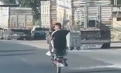 Motosikletlinin 5 saniyelik şovu 21 bin TL’ye patladı