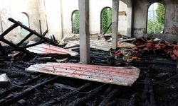 Ordu’da 60 yıllık cami küle döndü