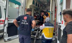 Otomobil ile motosiklet çarpıştı: 2 yaralı