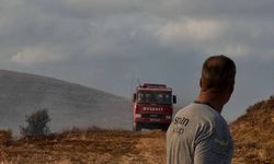 Paşalimanı Adası’nda sabah saatlerinde başlayan yangın rüzgarın etkisi ile yayıldı