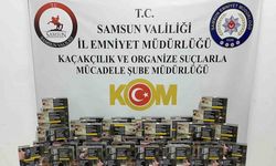 Samsun’da 41 bin 400 adet makaron ele geçirildi