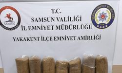 Samsun’da 80 kilo kaçak tütün ele geçirildi