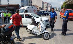 Samsun’da otomobil ile motosiklet çarpıştı: 1 yaralı