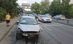 Sarıyer’de aşırı hız kaza getirdi: 1 yaralı