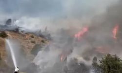 Sivas’ta ağaçlık alanda yangın çıktı, ekiplerin müdahalesi sürüyor