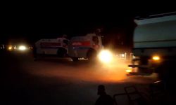 Suriye’de çıkan yangına müdahale için Türkiye’den araç ve personel sevkiyatı sürüyor