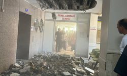 Tavanı çöken Denizli Devlet Hastanesinin bir katı kullanıma kapatıldı
