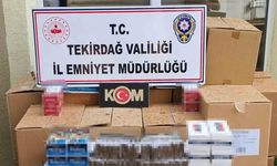 Tekirdağ’da kaçak makaron operasyonu: 2 gözaltı