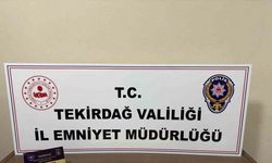 Tekirdağ’da torbacı operasyonu: 2 bin 474 sentetik hap ele geçirildi