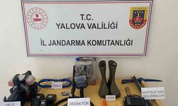 Yalova’da kaçak kazı yapan 3 şüpheli gözaltına alındı