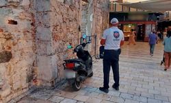 Zabıtadan motosiklet ve skuter denetimi