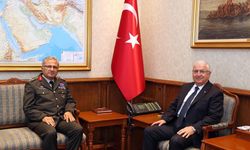 Bakan Güler, Kara Kuvvetleri Komutanı Orgeneral Tokel'i kabul etti