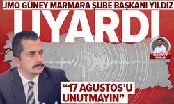 JMO Güney Marmara Şube Başkanı Yıldız’dan kritik uyarı!