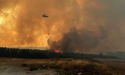 Çanakkale merkezdeki yangın büyük ölçüde kontrol altına alındı