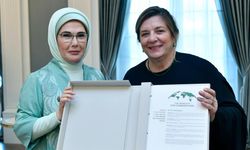 Emine Erdoğan, Gürcistan Cumhurbaşkanı'nın eşini Beştepe'te ağırladı