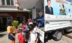 Gezici Kütüphane çocukların ayağına kadar gidiyor