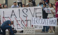 İsrail'in Cumhurbaşkanı Herzog, Litvanya'da protesto edildi