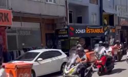Bursa'da kuryeler eylem yaptı: Hakkımızı istiyoruz!
