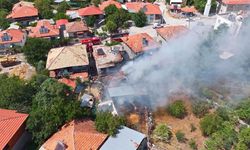 Ahırda çıkan yangın eve sıçradı: 6 kişi hastanelik oldu