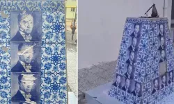 Atatürk büstüne çirkin saldırı