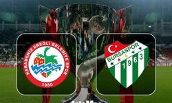 CANLI I Karadeniz Ereğli Belediyespor-Bursaspor