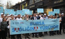 Bursalılar sağlık için yürüdü