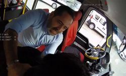 Bursa'da yürek burkan görüntüler! Engelli bireye otobüste şiddet