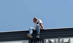 6’ncı kattan atlamak istedi, ailesi ve polisler ikna etti