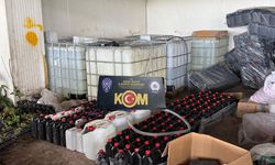 Adana merkezli beş ilde 16 ton kaçak etil alkol ele geçirildi