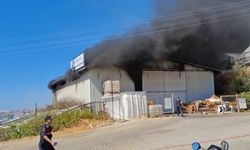 Alanya’da serada çıkan yangın depoya sıçradı