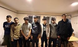 Amasya’da ormanlık alanda 8 düzensiz göçmen yakalandı