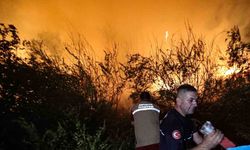 Antalya itfaiyesi üç ilçedeki yangınlara 13 araç ve çok sayıda personelle müdahale etti