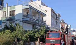 Antalya’da daire yangını yaşlı kadını endişelendirdi