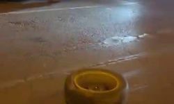 Aracın tekeri yola fırladı, zincirleme kazada 3 kişi yaralandı