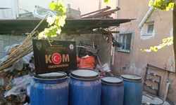 Arsuz’da sahte içki operasyonu: 2 bin 450 litre alkol ele geçirildi