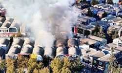 Bağcılar İSTOÇ’ta yangın: 17 işyeri hasar gördü