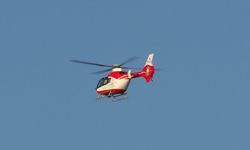 Bahçesaray’da yaralanan genç helikopter ambulansla Van’a sevk edildi
