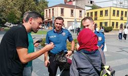 Bankta bırakılan çanta polisi alarma geçirdi