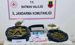 Batman’da 6 kilo 300 gram esrar ele geçirildi