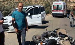 Batman’da hafif ticari araç ile motosiklet çarpıştı: 1 yaralı