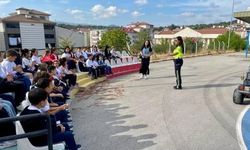 Bilecik’te miniklere trafikte bilinç eğitimi