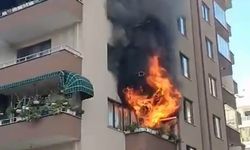 Bursa’da 7 katlı apartmanda korku dolu anlar