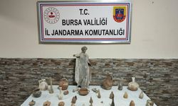 Bursa’da tarihi eser operasyonu: Roma ve Bizans objeleri ele geçirildi